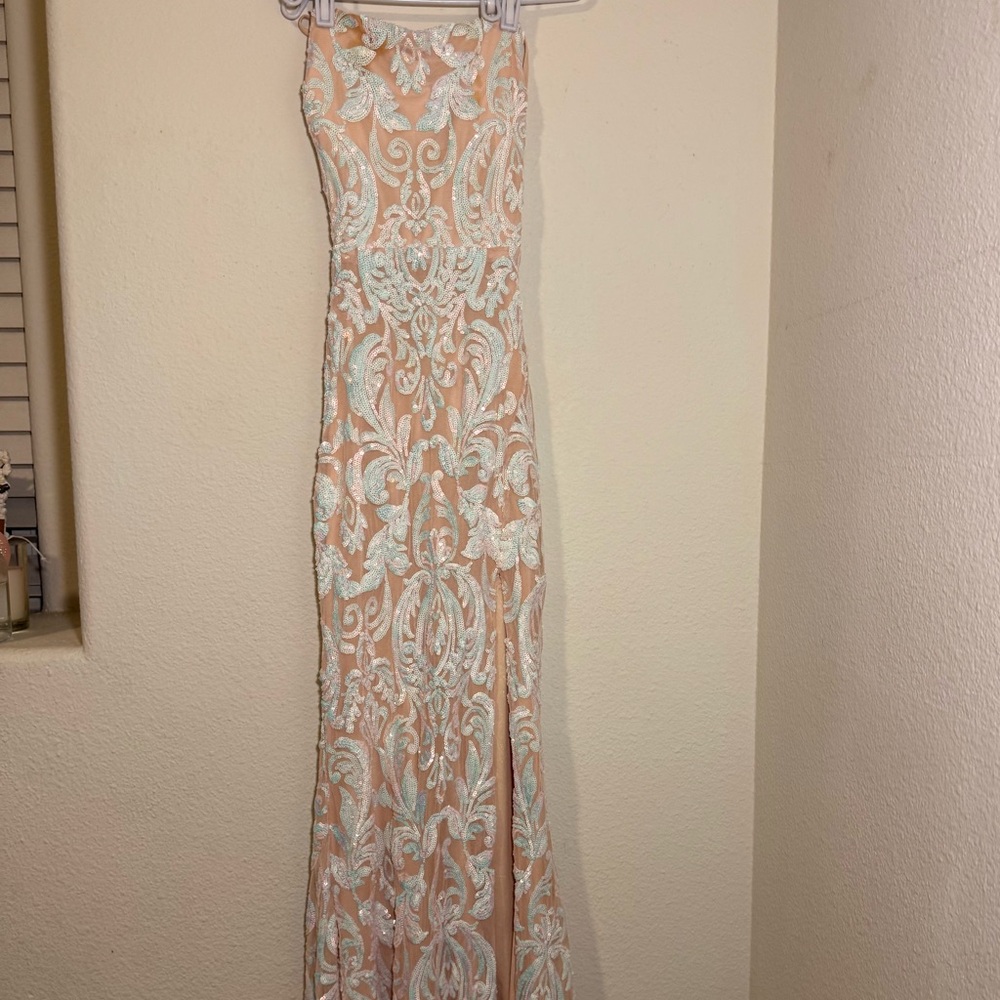 Windsor Mermaid iridescent dress long